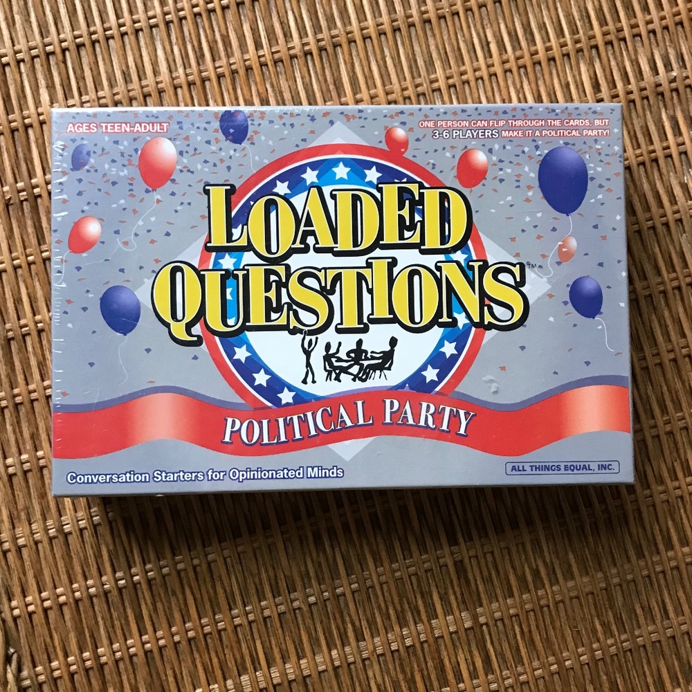 Loaded Questions Game Political Party Game by All Things Equal Inc.